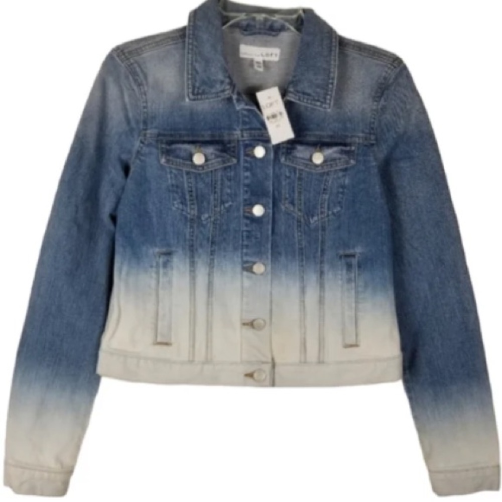 Gradient Blue Denim Jacket